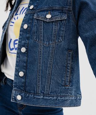 Veste en jean classique femme vue2 - GEMO 4G FEMME - GEMO