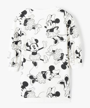 Robe fille en sweat molletonné à motif brillant - Disney vue4 - DISNEY DTR - GEMO