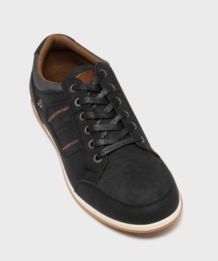 Baskets de ville avec surpiqûres homme - Urban Steps vue5 - URBAN STEPS - GEMO