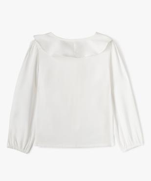 Chemise à grand col volanté fantaisie fille - LuluCastagnette vue5 - LULUCASTAGNETTE - GEMO