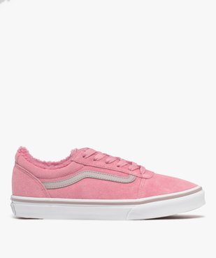 Baskets femme en suédine - Vans rose vue1 - VANS - GEMO