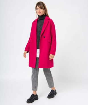 Manteau femme fermeture croisée fermeture boutons vue5 - GEMO(FEMME PAP) - GEMO