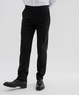 Pantalon de costume coupe slim en toile extensible homme vue1 - GEMO 4G HOMME - GEMO