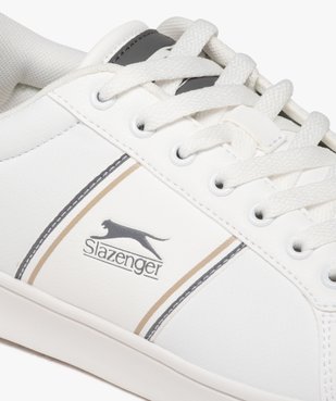 Baskets homme unies à fines bandes colorées - Slazenger vue6 - SLAZENGER - GEMO