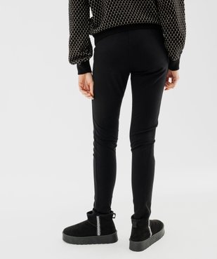 Pantalon en maille ajusté à taille élastiquée femme vue3 - GEMO(FEMME PAP) - GEMO