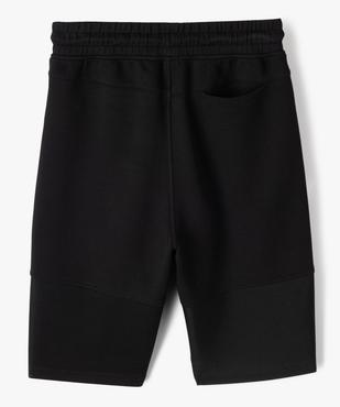 Bermuda de sport bi-matières avec ceinture élastique garçon vue5 - GEMO (JUNIOR) - GEMO
