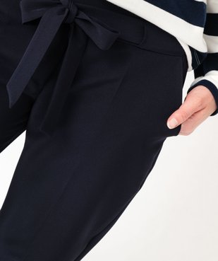 Pantalon de costume en toile fluide femme vue6 - GEMO(FEMME PAP) - GEMO