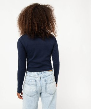 Tee-shirt manches longues coupe courte femme - Camps United vue3 - CAMPS UNITED - GEMO