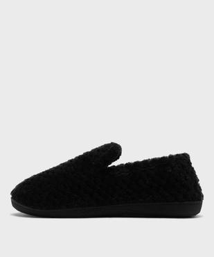 Chaussons enveloppants en velours femme - Isotoner vue3 - ISOTONER - GEMO