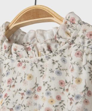 Blouse col volanté bébé fille vue2 - GEMO(BEBE DEBT) - GEMO