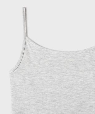 Débardeur à fines bretelles en coton stretch fille vue2 - GEMO 4G FILLE - GEMO