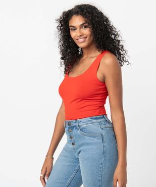 Débardeur femme uni col rond vue1 - GEMO(FEMME PAP) - GEMO