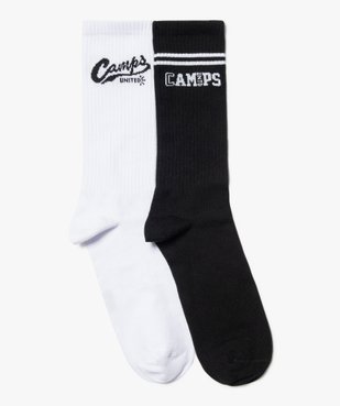 Chaussettes look sport tige haute homme (lot de 2) - Camps United vue1 - CAMPS UNITED - GEMO