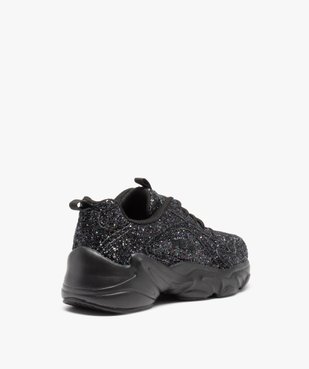 Baskets fille unies couvertes de paillettes – Fila Alamo vue4 - FILA - GEMO
