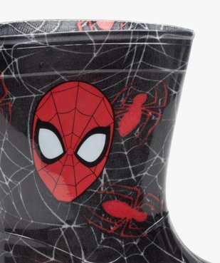 Bottes de pluie garçon imprimées et à semelle colorée - Spiderman vue6 - SPIDERMAN - GEMO
