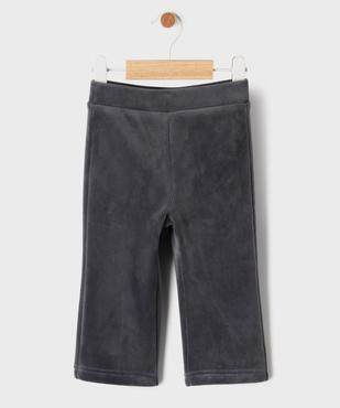 Pantalon en velours côtelé doublé polaire à taille élastiquée bébé fille vue1 - GEMO(BEBE DEBT) - GEMO