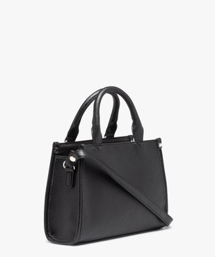 Sac à main grainé compact avec bandoulière amovible femme vue2 - GEMO (ACCESS) - GEMO