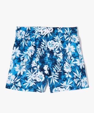 Short de bain garçon avec imprimé tropical vue1 - GEMO 4G GARCON - GEMO