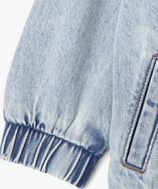 Blouson en jean à capuche bébé garçon vue3 - GEMO(BEBE DEBT) - GEMO