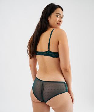 Soutien-gorge corbeille en dentelle avec armatures bonnets souples vue2 - GEMO(HOMWR FEM) - GEMO