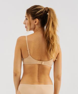 Soutien-gorge triangle sans armature à bonnets moulés vue5 - GEMO 4G FEMME - GEMO