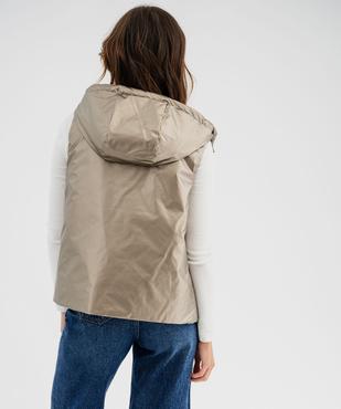 Doudoune sans manches réversible à capuche femme vue8 - GEMO 4G FEMME - GEMO