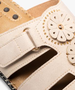 Sandales confort à talon compensé et strass femme vue6 - G'FLEX - GEMO