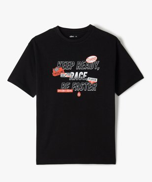 Tee-shirt à manches courtes avec inscription Formule 1 garçon vue1 - GEMO 4G GARCON - GEMO
