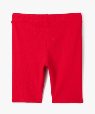 Short cycliste en maille côtelée fille vue3 - GEMO (JUNIOR) - GEMO