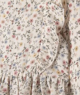 Robe courte à volants bébé fille vue2 - GEMO(BEBE DEBT) - GEMO