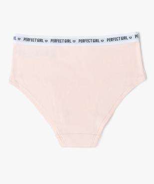 Shorty en maille côtelée fille (lot de 3)  vue3 - GEMO 4G FILLE - GEMO