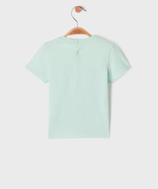 Tee-shirt manches courtes avec motif estival bébé garçon vue3 - GEMO 4G BEBE - GEMO
