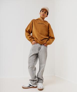 Jean regular en denim délavé garçon vue1 - GEMO 4G GARCON - GEMO