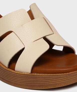 Mules à talon haut et bout ouvert femme vue6 - FOLLOW ME - GEMO