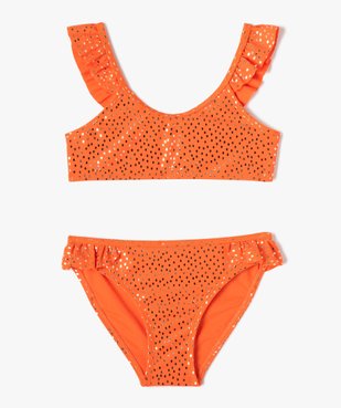 Maillot de bain fille 2 pièces à motifs scintillants vue1 - GEMO (ENFANT) - GEMO