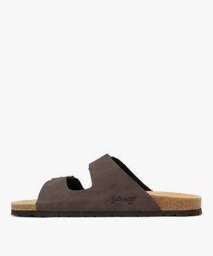 Sandales mules 2 brides homme - Schott vue4 - SCHOTT - GEMO