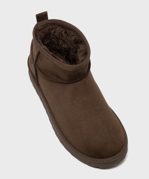 Boots fourrés sur semelle crantée femme - 5 Miles vue5 - 5 MILES - GEMO
