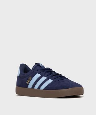 Baskets VL Court 3.0 en cuir velours homme - Adidas vue2 - ADIDAS - GEMO