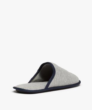 Chaussons homme mules brodées Sportif de salon vue4 - GEMO(HOMWR HOM) - GEMO