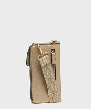 Pochette téléphone et portefeuille avec bandoulière femme vue2 - GEMO (ACCESS) - GEMO