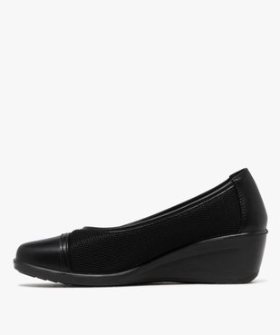 Ballerines confort à talon compensé femme vue3 - G'FLEX GEMO FOR GOOD - GEMO