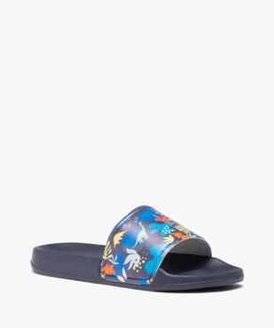 Mules de piscine garçon imprimées dinosaures vue2 - GEMO (ENFANT) - GEMO