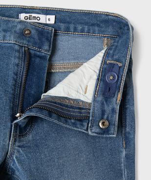 Jean flare avec taille ajustable fille vue3 - GEMO (ENFANT) - GEMO