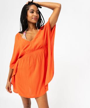 Robe de plage avec dos dentelle femme vue1 - GEMO 4G FEMME - GEMO
