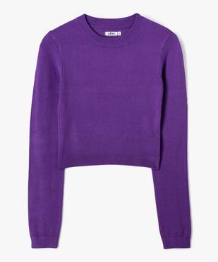 Pull fin coupe courte fille vue1 - GEMO 4G FILLE - GEMO