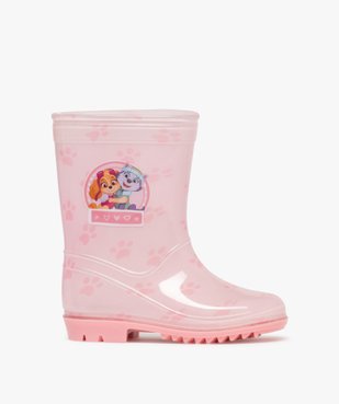 Bottes de pluie fille avec motif de pattes de chien - Pat'Patrouille vue1 - PAT PATROUILLE - GEMO