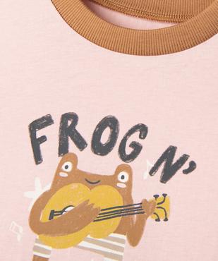 Tee-shirt manches courtes avec motif musique bébé garçon vue2 - GEMO 4G BEBE - GEMO