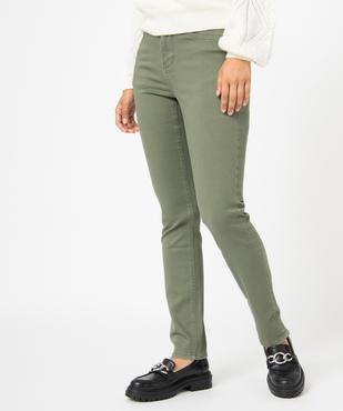 Pantalon femme coupe Regular en stretch vue1 - GEMO(FEMME PAP) - GEMO