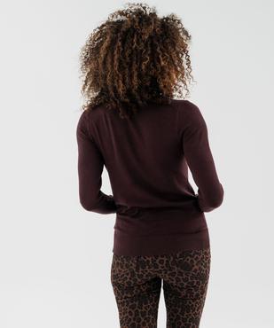 Pull à col roulée en maille fine femme vue4 - GEMO 4G FEMME - GEMO