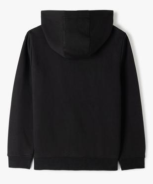 Sweat garçon à capuche molletonné et imprimé vue3 - GEMO (JUNIOR) - GEMO